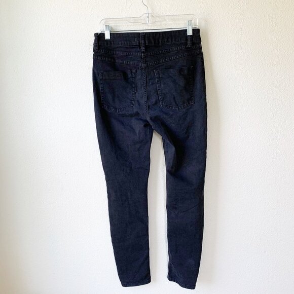 Free People Black Pocket Front Skinny Jeans 28 - Picture 2 of 10